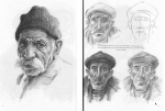 دانلود کتاب چهره سازی با مداد کنته غلامحسین سهرابی 78 صفحه PDF 📘-1