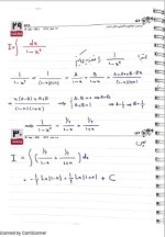 دانلود جزوه حل 10 انتگرال کسرهای جزیی 10 صفحه PDF📘-1