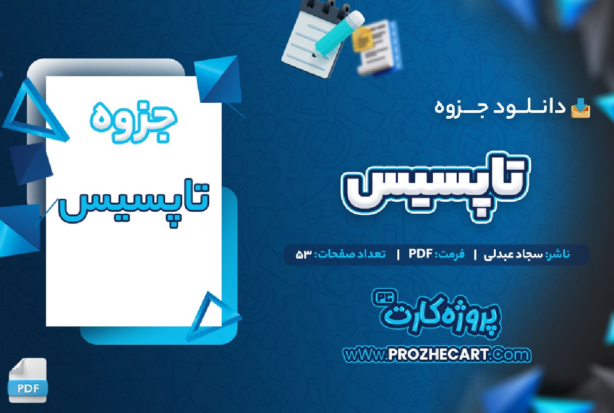 دانلود جزوه تاپسیس سجاد عبدلی 53 صفحه PDF 📘